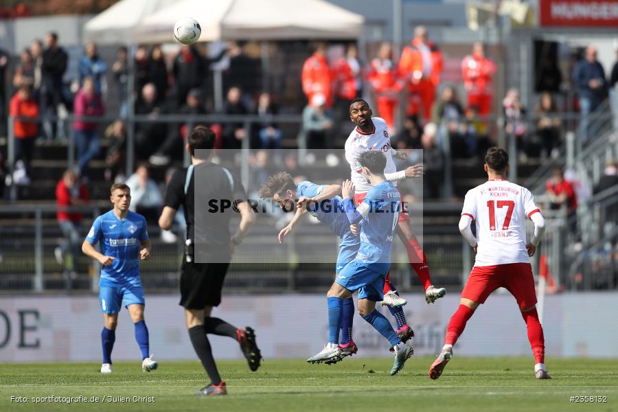 Saliou Sané, AKON Arena, Würzburg, 10.04.2023, sport, action, BFV, Fussball, 30. Spieltag, Regionalliga Bayern, FVI, FWK, FV Illertissen, FC Würzburger Kickers - Bild-ID: 2358132