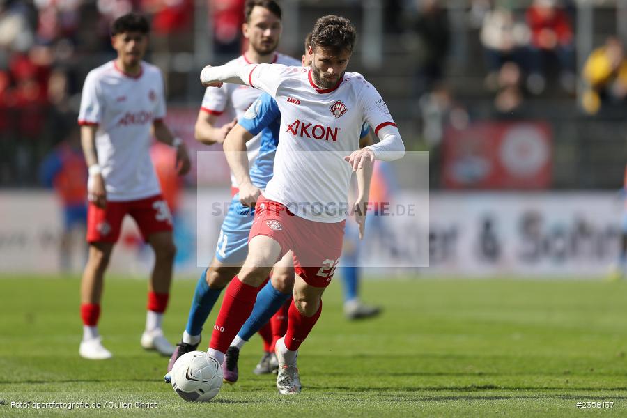 Daniel Hägele, AKON Arena, Würzburg, 10.04.2023, sport, action, BFV, Fussball, 30. Spieltag, Regionalliga Bayern, FVI, FWK, FV Illertissen, FC Würzburger Kickers - Bild-ID: 2358137