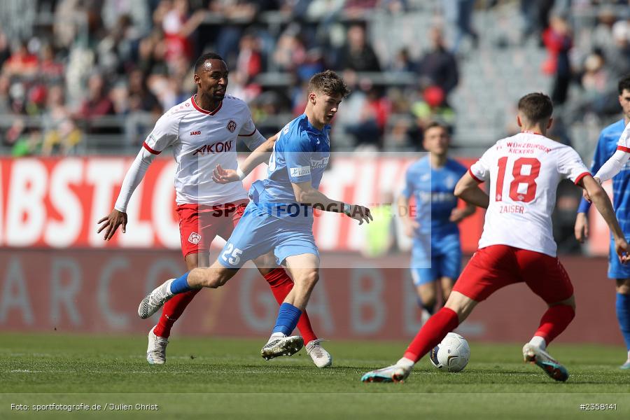 Marco Mannhardt, AKON Arena, Würzburg, 10.04.2023, sport, action, BFV, Fussball, 30. Spieltag, Regionalliga Bayern, FVI, FWK, FV Illertissen, FC Würzburger Kickers - Bild-ID: 2358141