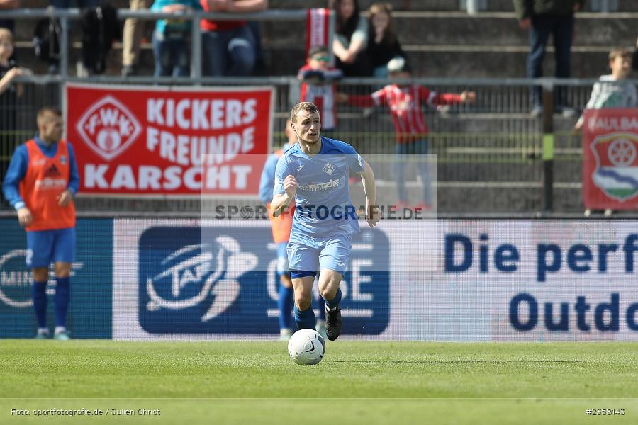 Darius Held, AKON Arena, Würzburg, 10.04.2023, sport, action, BFV, Fussball, 30. Spieltag, Regionalliga Bayern, FVI, FWK, FV Illertissen, FC Würzburger Kickers - Bild-ID: 2358143