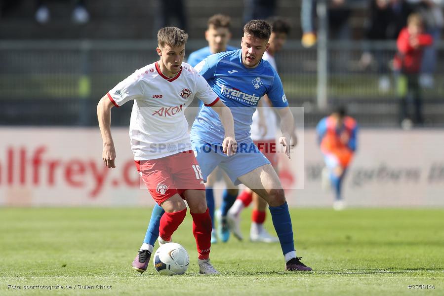 Maximilian Zaiser, AKON Arena, Würzburg, 10.04.2023, sport, action, BFV, Fussball, 30. Spieltag, Regionalliga Bayern, FVI, FWK, FV Illertissen, FC Würzburger Kickers - Bild-ID: 2358146