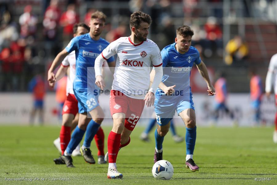 Daniel Hägele, AKON Arena, Würzburg, 10.04.2023, sport, action, BFV, Fussball, 30. Spieltag, Regionalliga Bayern, FVI, FWK, FV Illertissen, FC Würzburger Kickers - Bild-ID: 2358147
