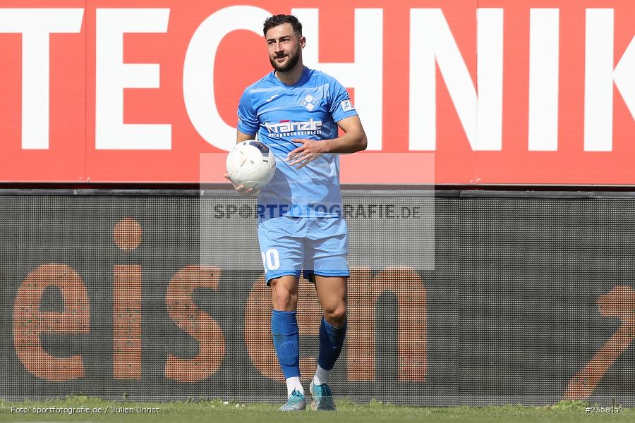 Gökalp Kilic, AKON Arena, Würzburg, 10.04.2023, sport, action, BFV, Fussball, 30. Spieltag, Regionalliga Bayern, FVI, FWK, FV Illertissen, FC Würzburger Kickers - Bild-ID: 2358151