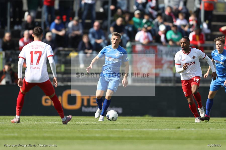 Alexander Kopf, AKON Arena, Würzburg, 10.04.2023, sport, action, BFV, Fussball, 30. Spieltag, Regionalliga Bayern, FVI, FWK, FV Illertissen, FC Würzburger Kickers - Bild-ID: 2358156
