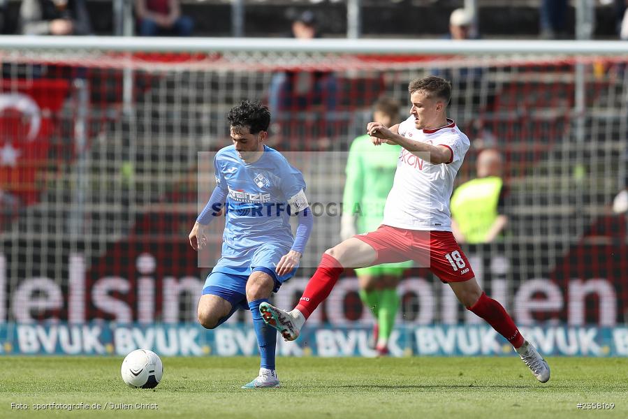 Fabio Maiolo, AKON Arena, Würzburg, 10.04.2023, sport, action, BFV, Fussball, 30. Spieltag, Regionalliga Bayern, FVI, FWK, FV Illertissen, FC Würzburger Kickers - Bild-ID: 2358169