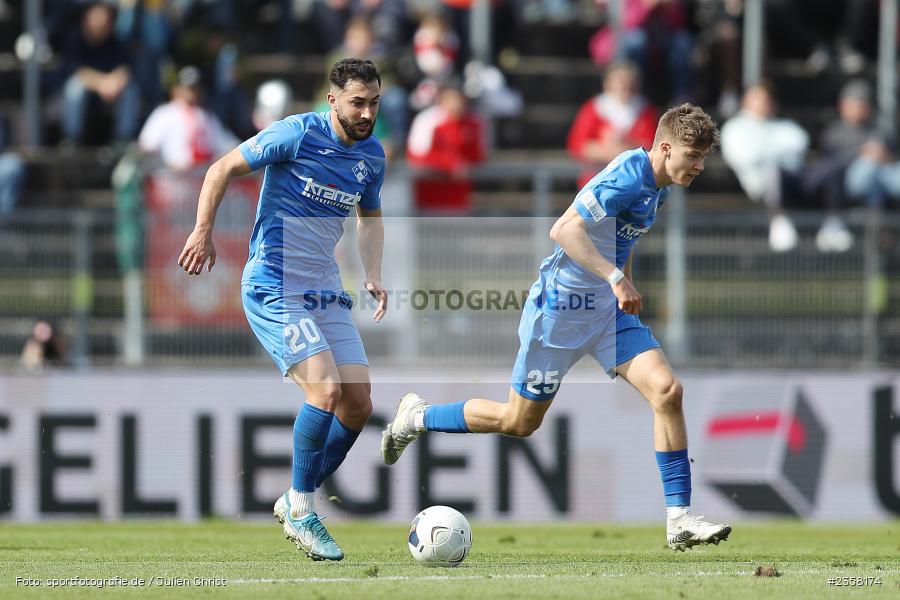 Gökalp Kilic, AKON Arena, Würzburg, 10.04.2023, sport, action, BFV, Fussball, 30. Spieltag, Regionalliga Bayern, FVI, FWK, FV Illertissen, FC Würzburger Kickers - Bild-ID: 2358174