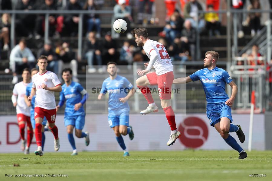 Daniel Hägele, AKON Arena, Würzburg, 10.04.2023, sport, action, BFV, Fussball, 30. Spieltag, Regionalliga Bayern, FVI, FWK, FV Illertissen, FC Würzburger Kickers - Bild-ID: 2358206