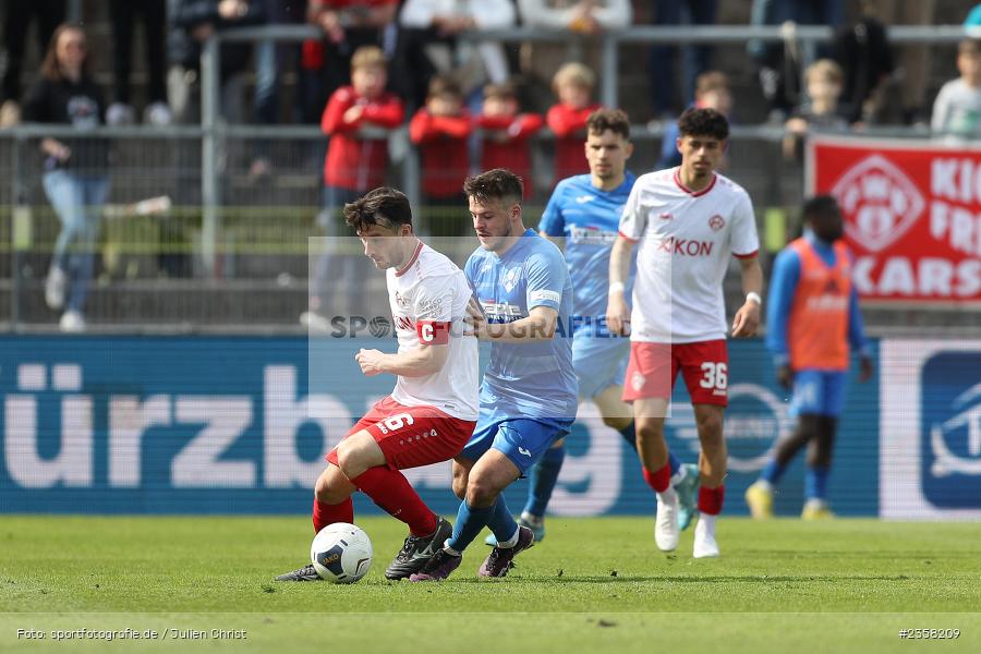 Peter Kurzweg, AKON Arena, Würzburg, 10.04.2023, sport, action, BFV, Fussball, 30. Spieltag, Regionalliga Bayern, FVI, FWK, FV Illertissen, FC Würzburger Kickers - Bild-ID: 2358209