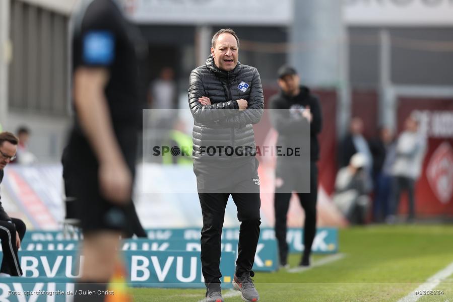 Holger Bachthaler, AKON Arena, Würzburg, 10.04.2023, sport, action, BFV, Fussball, 30. Spieltag, Regionalliga Bayern, FVI, FWK, FV Illertissen, FC Würzburger Kickers - Bild-ID: 2358234