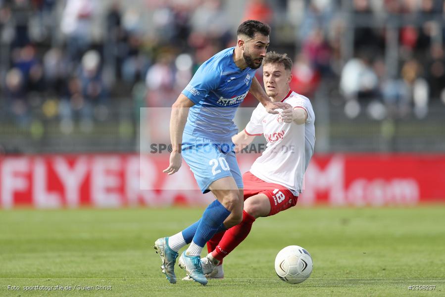 Gökalp Kilic, AKON Arena, Würzburg, 10.04.2023, sport, action, BFV, Fussball, 30. Spieltag, Regionalliga Bayern, FVI, FWK, FV Illertissen, FC Würzburger Kickers - Bild-ID: 2358237