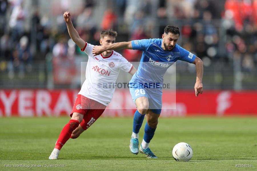 Gökalp Kilic, AKON Arena, Würzburg, 10.04.2023, sport, action, BFV, Fussball, 30. Spieltag, Regionalliga Bayern, FVI, FWK, FV Illertissen, FC Würzburger Kickers - Bild-ID: 2358238