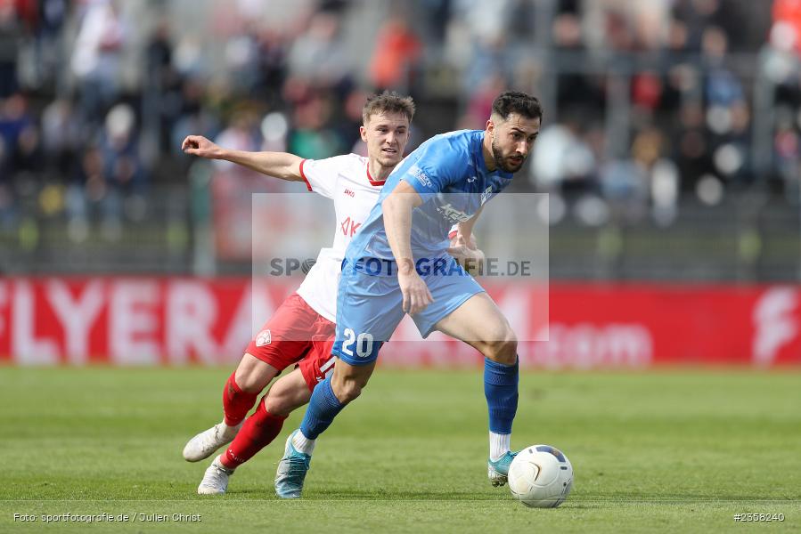 Gökalp Kilic, AKON Arena, Würzburg, 10.04.2023, sport, action, BFV, Fussball, 30. Spieltag, Regionalliga Bayern, FVI, FWK, FV Illertissen, FC Würzburger Kickers - Bild-ID: 2358240