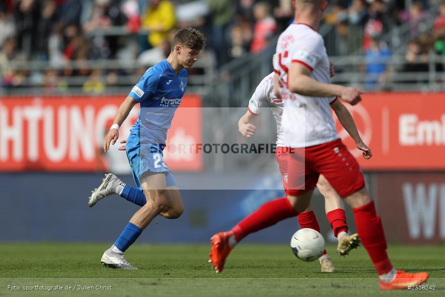 Marco Mannhardt, AKON Arena, Würzburg, 10.04.2023, sport, action, BFV, Fussball, 30. Spieltag, Regionalliga Bayern, FVI, FWK, FV Illertissen, FC Würzburger Kickers - Bild-ID: 2358242