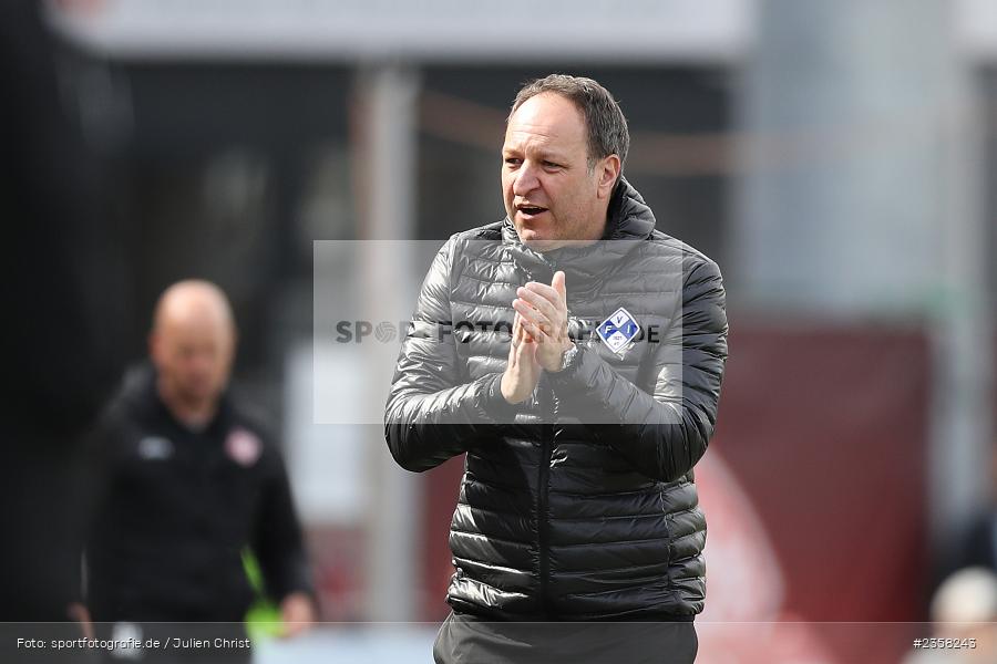Holger Bachthaler, AKON Arena, Würzburg, 10.04.2023, sport, action, BFV, Fussball, 30. Spieltag, Regionalliga Bayern, FVI, FWK, FV Illertissen, FC Würzburger Kickers - Bild-ID: 2358243
