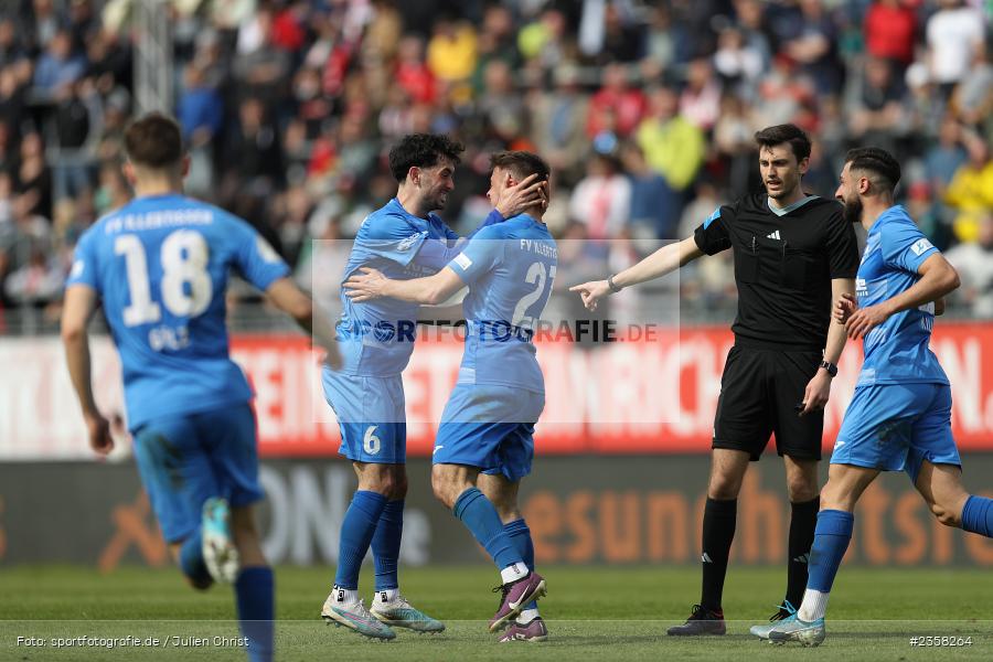 Yannick Glessing, AKON Arena, Würzburg, 10.04.2023, sport, action, BFV, Fussball, 30. Spieltag, Regionalliga Bayern, FVI, FWK, FV Illertissen, FC Würzburger Kickers - Bild-ID: 2358264