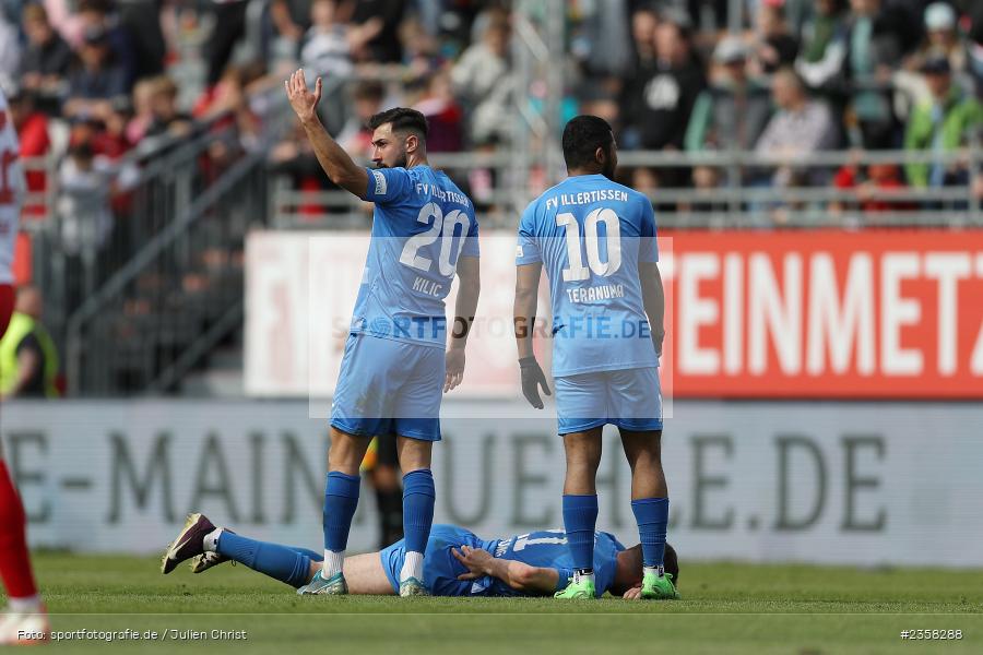 Gökalp Kilic, AKON Arena, Würzburg, 10.04.2023, sport, action, BFV, Fussball, 30. Spieltag, Regionalliga Bayern, FVI, FWK, FV Illertissen, FC Würzburger Kickers - Bild-ID: 2358288