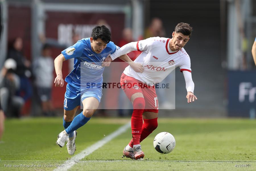 Ivan Franjic, AKON Arena, Würzburg, 10.04.2023, sport, action, BFV, Fussball, 30. Spieltag, Regionalliga Bayern, FVI, FWK, FV Illertissen, FC Würzburger Kickers - Bild-ID: 2358307
