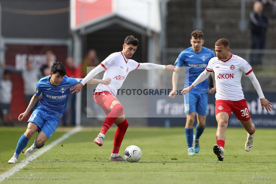 Ivan Franjic, AKON Arena, Würzburg, 10.04.2023, sport, action, BFV, Fussball, 30. Spieltag, Regionalliga Bayern, FVI, FWK, FV Illertissen, FC Würzburger Kickers - Bild-ID: 2358308