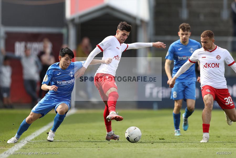 Ivan Franjic, AKON Arena, Würzburg, 10.04.2023, sport, action, BFV, Fussball, 30. Spieltag, Regionalliga Bayern, FVI, FWK, FV Illertissen, FC Würzburger Kickers - Bild-ID: 2358309