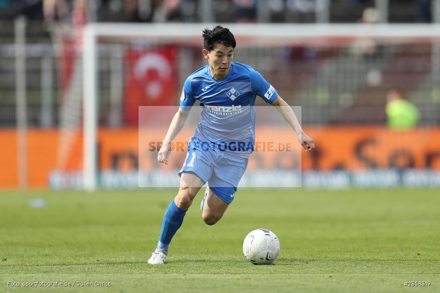 Natsuhiko Watanabe, AKON Arena, Würzburg, 10.04.2023, sport, action, BFV, Fussball, 30. Spieltag, Regionalliga Bayern, FVI, FWK, FV Illertissen, FC Würzburger Kickers - Bild-ID: 2358319