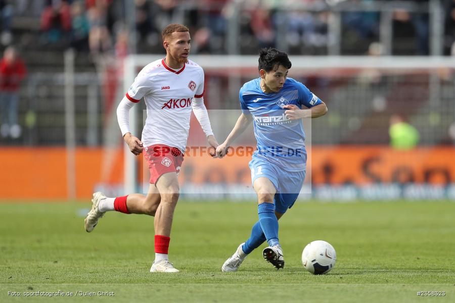 Natsuhiko Watanabe, AKON Arena, Würzburg, 10.04.2023, sport, action, BFV, Fussball, 30. Spieltag, Regionalliga Bayern, FVI, FWK, FV Illertissen, FC Würzburger Kickers - Bild-ID: 2358323