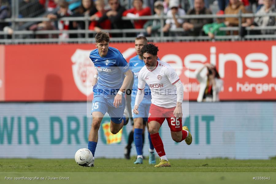 Marco Mannhardt, AKON Arena, Würzburg, 10.04.2023, sport, action, BFV, Fussball, 30. Spieltag, Regionalliga Bayern, FVI, FWK, FV Illertissen, FC Würzburger Kickers - Bild-ID: 2358342