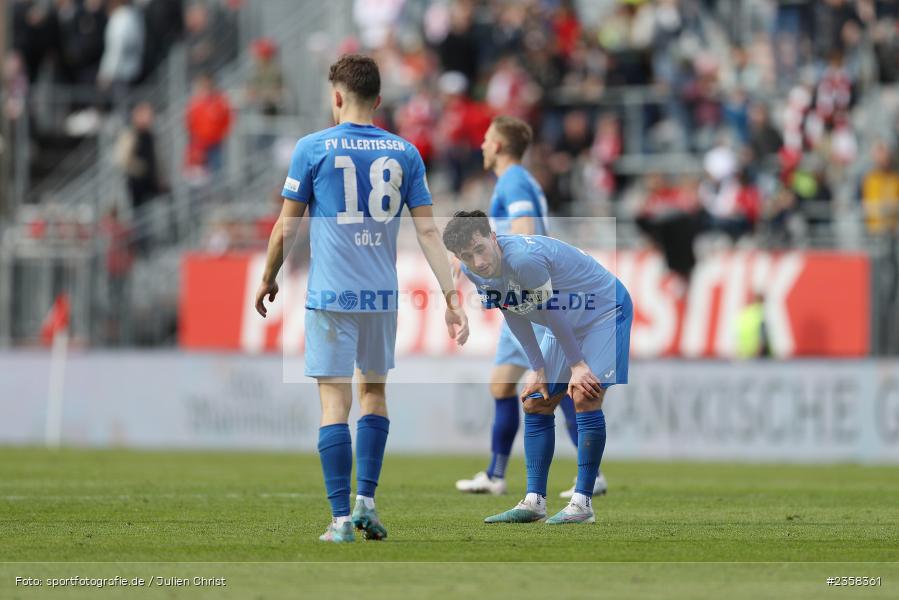 Fabio Maiolo, AKON Arena, Würzburg, 10.04.2023, sport, action, BFV, Fussball, 30. Spieltag, Regionalliga Bayern, FVI, FWK, FV Illertissen, FC Würzburger Kickers - Bild-ID: 2358361