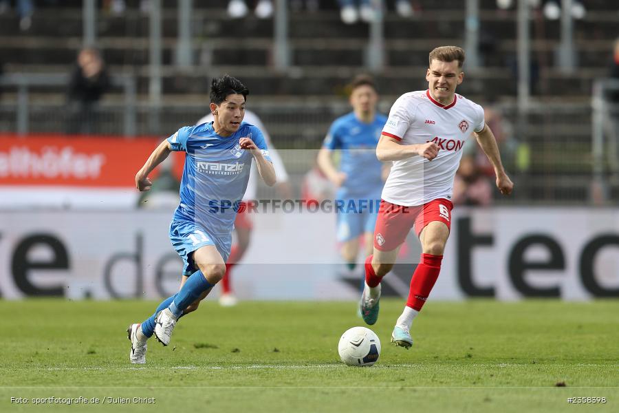 Natsuhiko Watanabe, AKON Arena, Würzburg, 10.04.2023, sport, action, BFV, Fussball, 30. Spieltag, Regionalliga Bayern, FVI, FWK, FV Illertissen, FC Würzburger Kickers - Bild-ID: 2358398