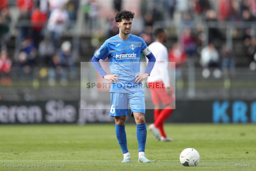 Fabio Maiolo, AKON Arena, Würzburg, 10.04.2023, sport, action, BFV, Fussball, 30. Spieltag, Regionalliga Bayern, FVI, FWK, FV Illertissen, FC Würzburger Kickers - Bild-ID: 2358413
