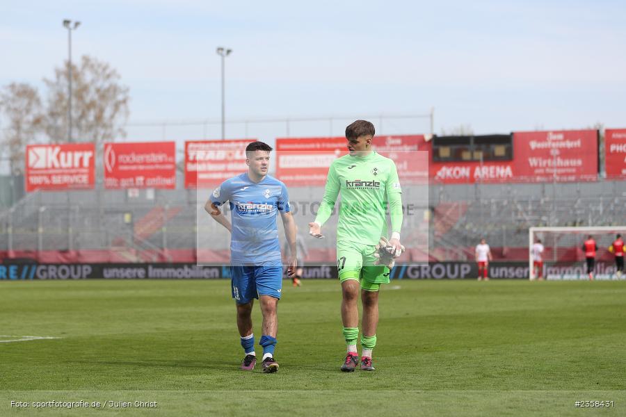 Yannick Glessing, AKON Arena, Würzburg, 10.04.2023, sport, action, BFV, Fussball, 30. Spieltag, Regionalliga Bayern, FVI, FWK, FV Illertissen, FC Würzburger Kickers - Bild-ID: 2358431