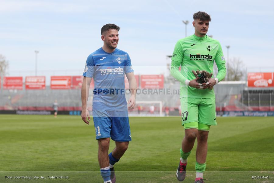 Yannick Glessing, AKON Arena, Würzburg, 10.04.2023, sport, action, BFV, Fussball, 30. Spieltag, Regionalliga Bayern, FVI, FWK, FV Illertissen, FC Würzburger Kickers - Bild-ID: 2358441