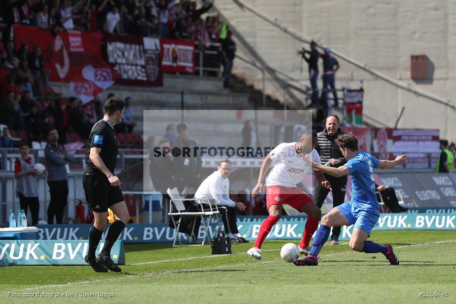 Saliou Sané, AKON Arena, Würzburg, 10.04.2023, sport, action, BFV, Fussball, 30. Spieltag, Regionalliga Bayern, FVI, FWK, FV Illertissen, FC Würzburger Kickers - Bild-ID: 2358445