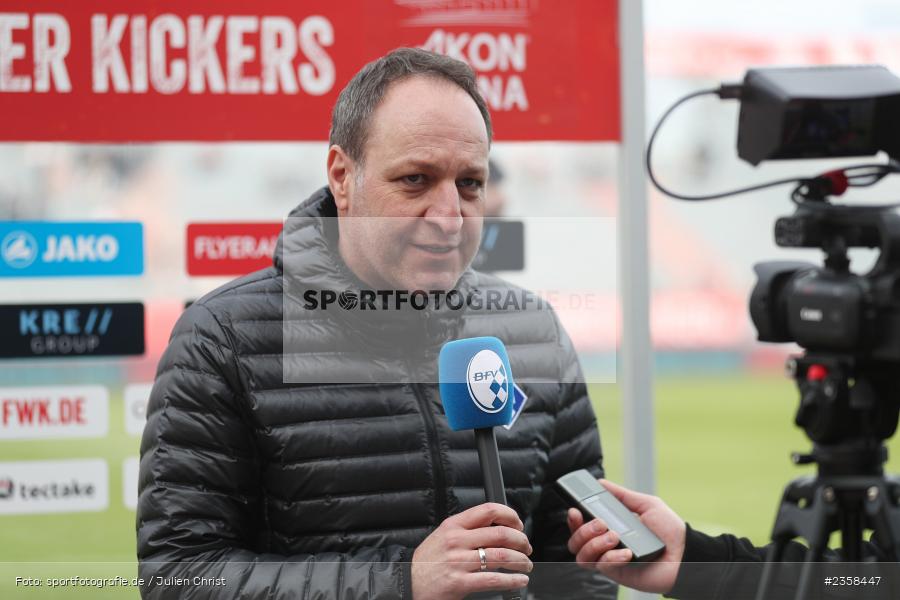 Holger Bachthaler, AKON Arena, Würzburg, 10.04.2023, sport, action, BFV, Fussball, 30. Spieltag, Regionalliga Bayern, FVI, FWK, FV Illertissen, FC Würzburger Kickers - Bild-ID: 2358447