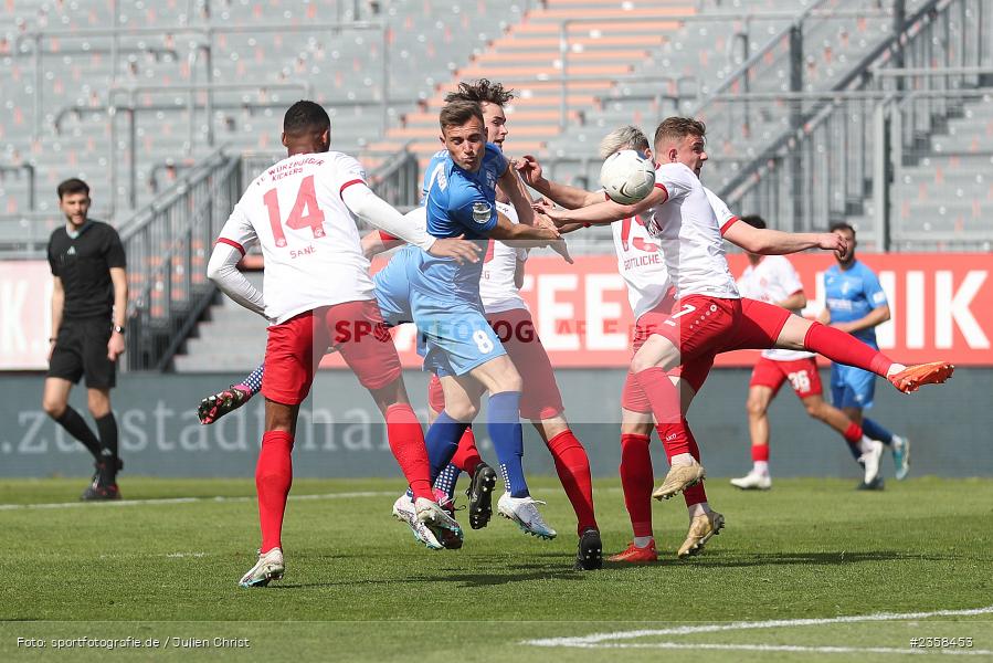 Alexander Kopf, AKON Arena, Würzburg, 10.04.2023, sport, action, BFV, Fussball, 30. Spieltag, Regionalliga Bayern, FVI, FWK, FV Illertissen, FC Würzburger Kickers - Bild-ID: 2358453