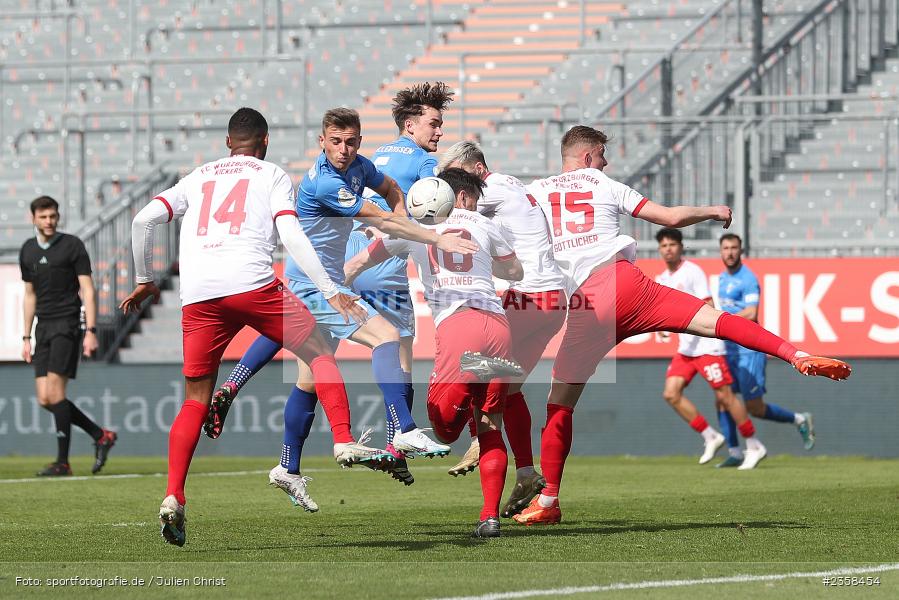 Alexander Kopf, AKON Arena, Würzburg, 10.04.2023, sport, action, BFV, Fussball, 30. Spieltag, Regionalliga Bayern, FVI, FWK, FV Illertissen, FC Würzburger Kickers - Bild-ID: 2358454