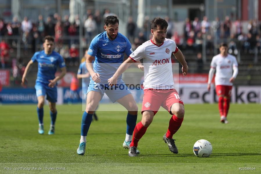 Peter Kurzweg, AKON Arena, Würzburg, 10.04.2023, sport, action, BFV, Fussball, 30. Spieltag, Regionalliga Bayern, FVI, FWK, FV Illertissen, FC Würzburger Kickers - Bild-ID: 2358464