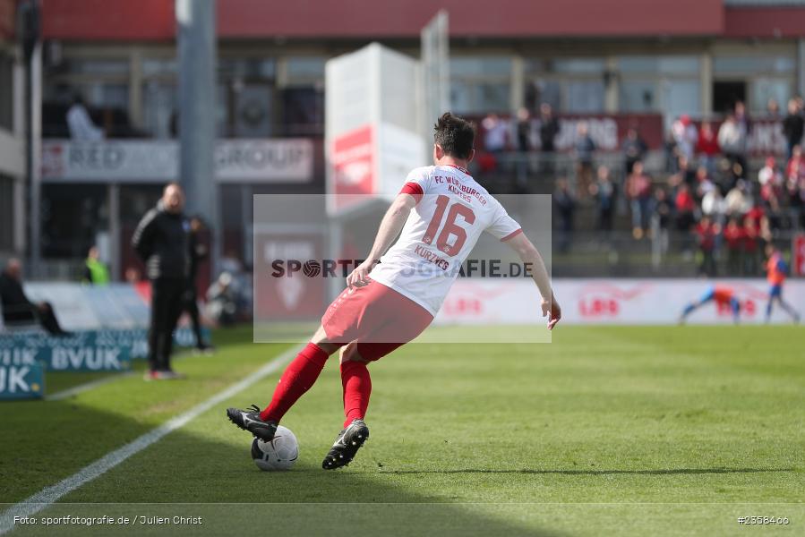 Peter Kurzweg, AKON Arena, Würzburg, 10.04.2023, sport, action, BFV, Fussball, 30. Spieltag, Regionalliga Bayern, FVI, FWK, FV Illertissen, FC Würzburger Kickers - Bild-ID: 2358466