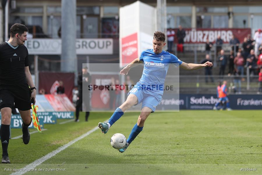 Marco Gölz, AKON Arena, Würzburg, 10.04.2023, sport, action, BFV, Fussball, 30. Spieltag, Regionalliga Bayern, FVI, FWK, FV Illertissen, FC Würzburger Kickers - Bild-ID: 2358467