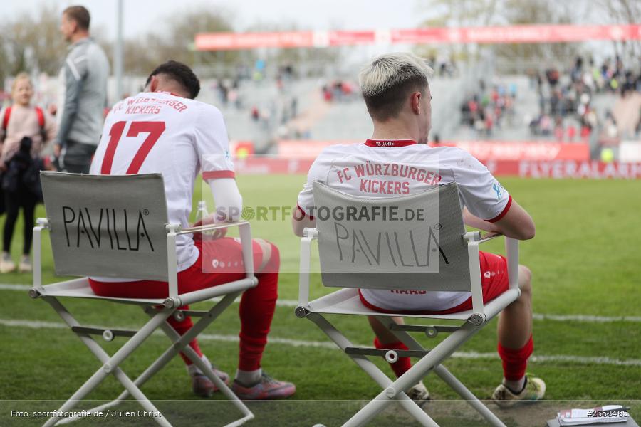 Thomas Haas, AKON Arena, Würzburg, 10.04.2023, sport, action, BFV, Fussball, 30. Spieltag, Regionalliga Bayern, FVI, FWK, FV Illertissen, FC Würzburger Kickers - Bild-ID: 2358485