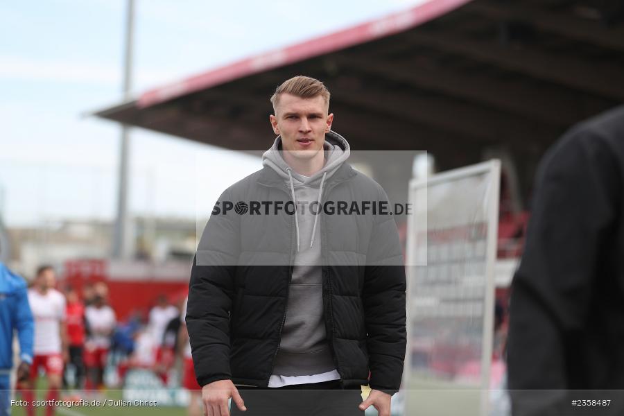 Kevin Frisorger, AKON Arena, Würzburg, 10.04.2023, sport, action, BFV, Fussball, 30. Spieltag, Regionalliga Bayern, FVI, FWK, FV Illertissen, FC Würzburger Kickers - Bild-ID: 2358487