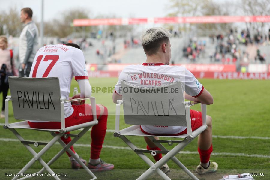 Thomas Haas, AKON Arena, Würzburg, 10.04.2023, sport, action, BFV, Fussball, 30. Spieltag, Regionalliga Bayern, FVI, FWK, FV Illertissen, FC Würzburger Kickers - Bild-ID: 2358488