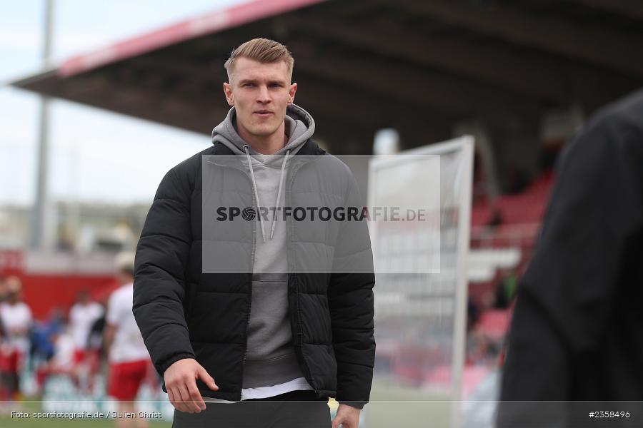Kevin Frisorger, AKON Arena, Würzburg, 10.04.2023, sport, action, BFV, Fussball, 30. Spieltag, Regionalliga Bayern, FVI, FWK, FV Illertissen, FC Würzburger Kickers - Bild-ID: 2358496