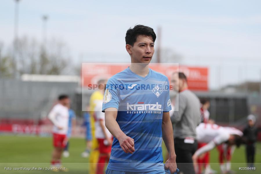 Natsuhiko Watanabe, AKON Arena, Würzburg, 10.04.2023, sport, action, BFV, Fussball, 30. Spieltag, Regionalliga Bayern, FVI, FWK, FV Illertissen, FC Würzburger Kickers - Bild-ID: 2358498
