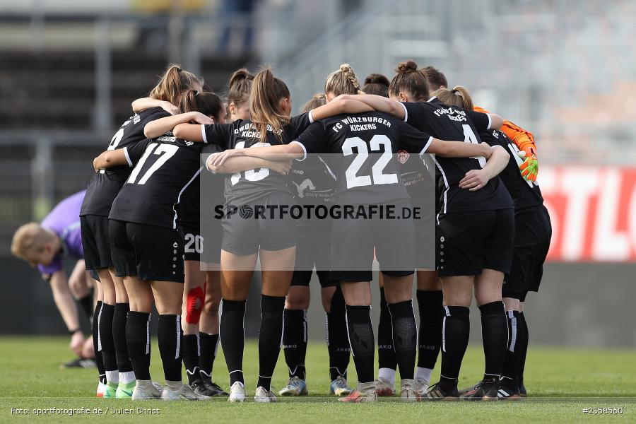 Mannschaftskreis, AKON Arena, Würzburg, 11.04.2023, sport, action, BFV, Fussball, BFV-Verbandspokal, Bayernliga, Regionalliga, FFC, FWK, 1. FFC Hof, FC Würzburger Kickers - Bild-ID: 2358560