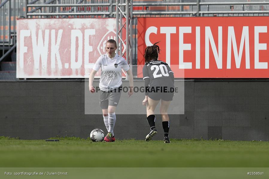 Laura Bauer, AKON Arena, Würzburg, 11.04.2023, sport, action, BFV, Fussball, BFV-Verbandspokal, Bayernliga, Regionalliga, FFC, FWK, 1. FFC Hof, FC Würzburger Kickers - Bild-ID: 2358561