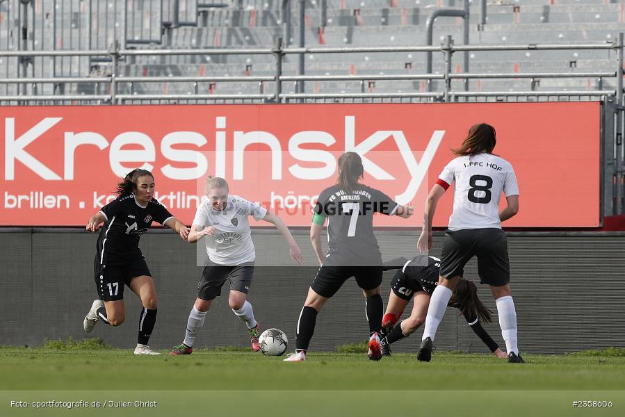 Laura Bauer, AKON Arena, Würzburg, 11.04.2023, sport, action, BFV, Fussball, BFV-Verbandspokal, Bayernliga, Regionalliga, FFC, FWK, 1. FFC Hof, FC Würzburger Kickers - Bild-ID: 2358606