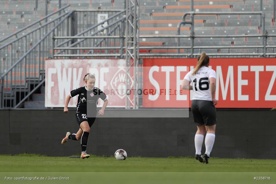 Franka Ziegler, AKON Arena, Würzburg, 11.04.2023, sport, action, BFV, Fussball, BFV-Verbandspokal, Bayernliga, Regionalliga, FFC, FWK, 1. FFC Hof, FC Würzburger Kickers - Bild-ID: 2358718
