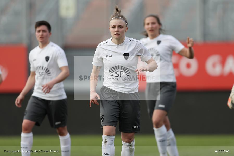 Svenja Müller, AKON Arena, Würzburg, 11.04.2023, sport, action, BFV, Fussball, BFV-Verbandspokal, Bayernliga, Regionalliga, FFC, FWK, 1. FFC Hof, FC Würzburger Kickers - Bild-ID: 2358841