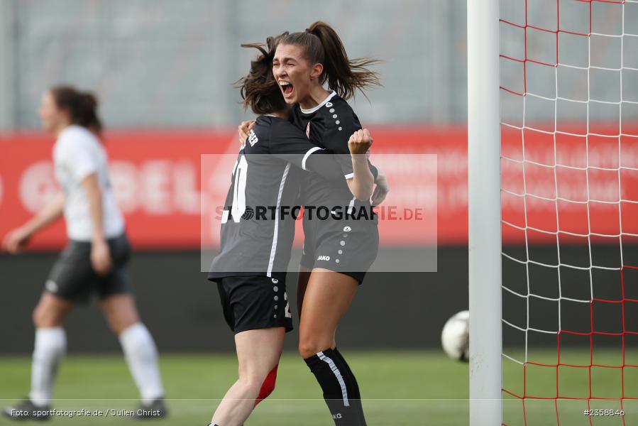Sophia Klärle, AKON Arena, Würzburg, 11.04.2023, sport, action, BFV, Fussball, BFV-Verbandspokal, Bayernliga, Regionalliga, FFC, FWK, 1. FFC Hof, FC Würzburger Kickers - Bild-ID: 2358846