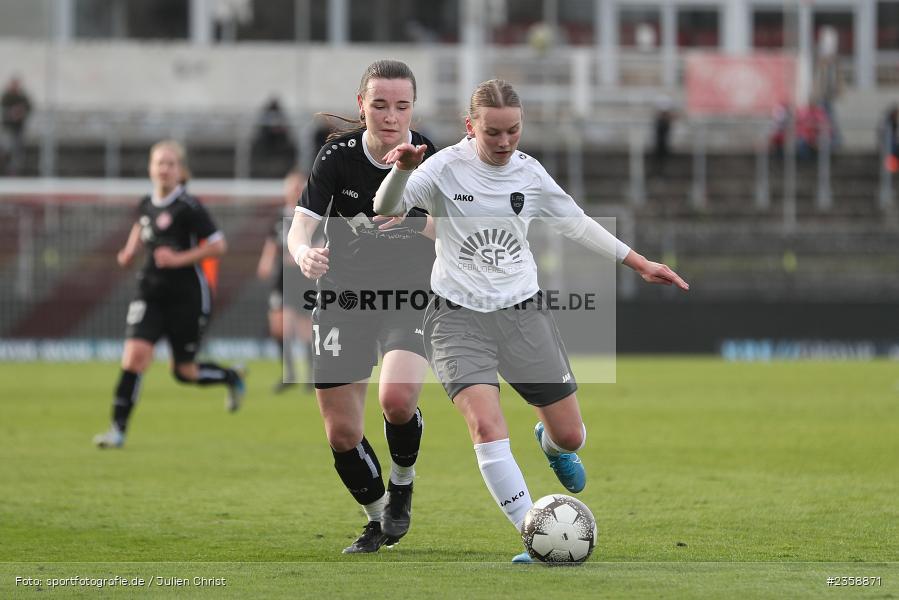 Natalie Fischer, AKON Arena, Würzburg, 11.04.2023, sport, action, BFV, Fussball, BFV-Verbandspokal, Bayernliga, Regionalliga, FFC, FWK, 1. FFC Hof, FC Würzburger Kickers - Bild-ID: 2358871